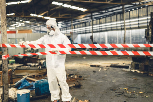 Professional Infectious Disease Decontamination technician working in Homer, IL